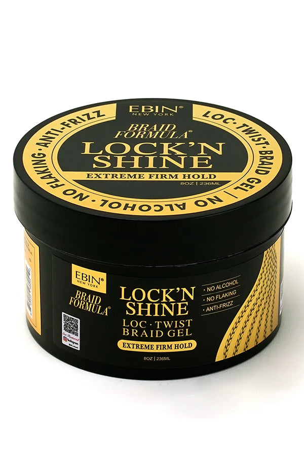 EBIN Braid Formula Lock'n Shine Loc . Twist Braid Gel (Extreme Firm Hold)