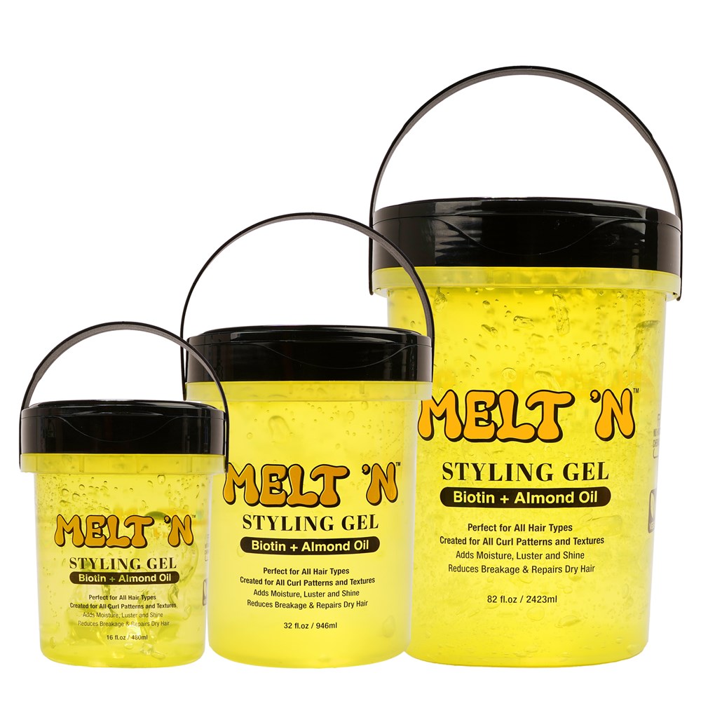 EBIN MELT'N Styling Gel Yellow [Biotin + Almond Oil]
Sareya Beauty Supply Store in Calgary Alberta