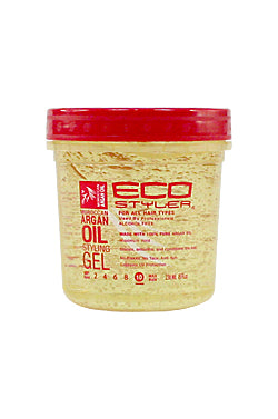 ECO STYLING GEL ARGAN OIL, 8zo-1