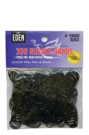 Eden 300 Rubber Bands -Black