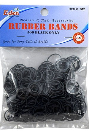 EDEN Rubber Bands -Black