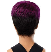 Thumbnail for OUTRE SYNTHETIC FULL WIGS FAB & FLY COLOR QUEEN HH-ESME, BACK VIEW