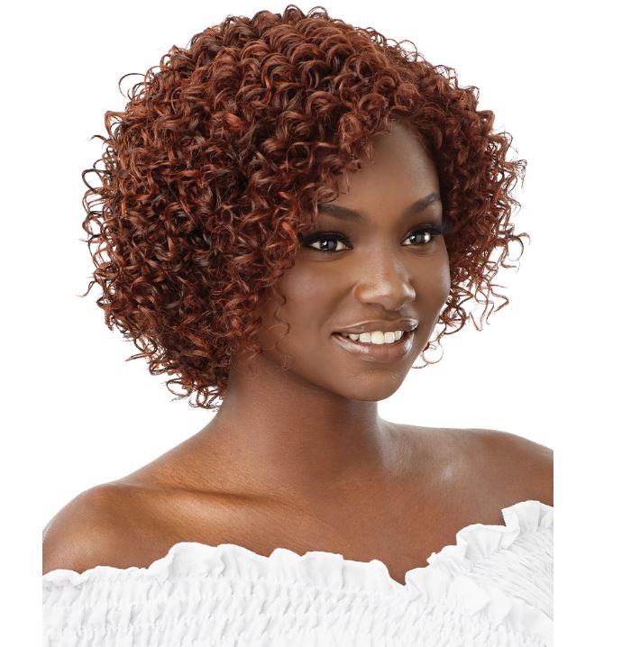 OUTRE SYNTHETIC HD LACE FRONT EVERYWEAR WIG - EVERY22, SIDE VIEW BROWN