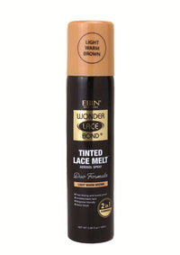 Thumbnail for Tinted lace melt spray bottle with beige cap on a white background