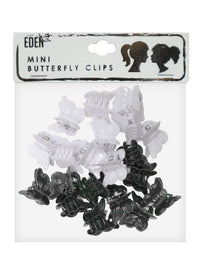 Thumbnail for Packaged mini butterfly clips with 'Eden' branding on a white background