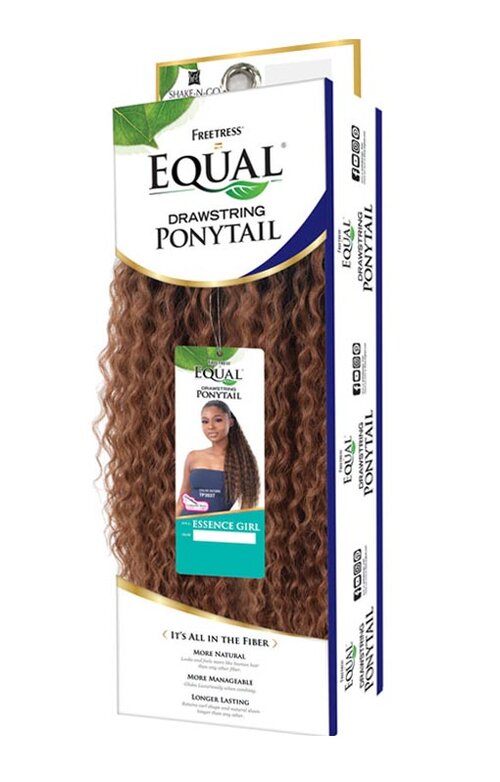 SHAKE N GO FREETRESS EQUAL DRAWSTRING PONYTAIL ESSENCE GIRL, PACK VIEW