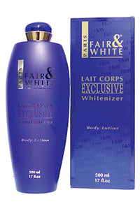 Thumbnail for FAIR & WHITE Exclusive Whitenizer Body Lotion NHQ - Moisturizes Skin - 500ml / 17 fl oz, Sareya Beauty Supply Store in Calgary Alberta Canada
