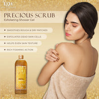 Thumbnail for FAIR & WHITE  Gold Exfoliating Shower Gel Precious Scrub(940 ML), Sareya Beauty Supply store in calgary Alberta Canada