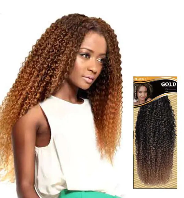 FASHIONDO Noble Gold GOLD 100% Premium Synthetic Weave curl- BOHEMIAN SUPER AFRO Sareya Beauty Supply Store in Calgary Alberta Canada