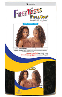 Thumbnail for SHAKE N GO FREETRESS EQUAL DRAWSTRING FULLCAP PONYTAIL - NIA GIRL, PACK VIEW