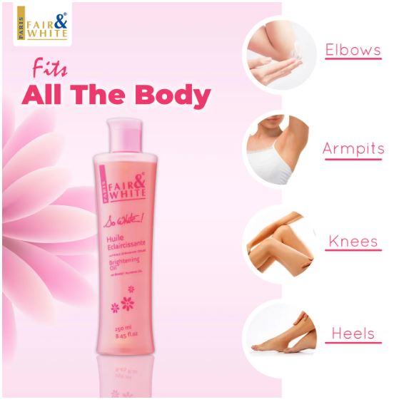 Fair and White So White! Brightening Oil with Vitamin E 250 ml
sareya Beauty 