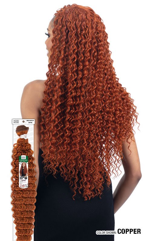 MODEL MODEL Gardenia Indian Deep Curl 30"-2- Sareya Beauty - Calgary hair store