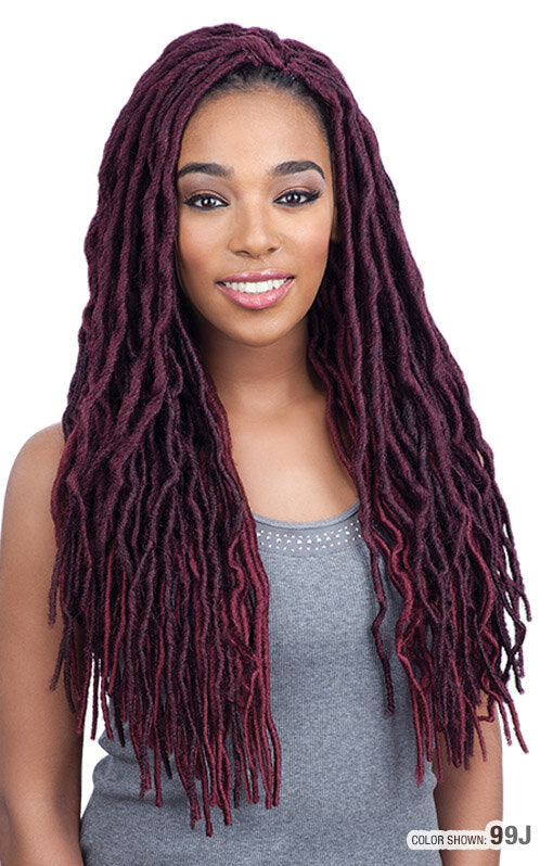 MODEL MODEL 2X SOFT WAVY FAUX LOC 18"