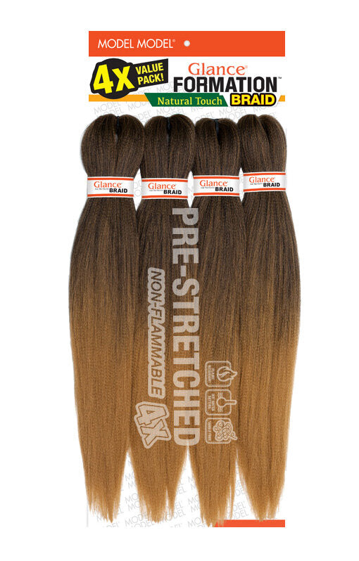 MODEL MODEL 4X FORMATION NATURAL TOUCH BRAID 20"- PACK