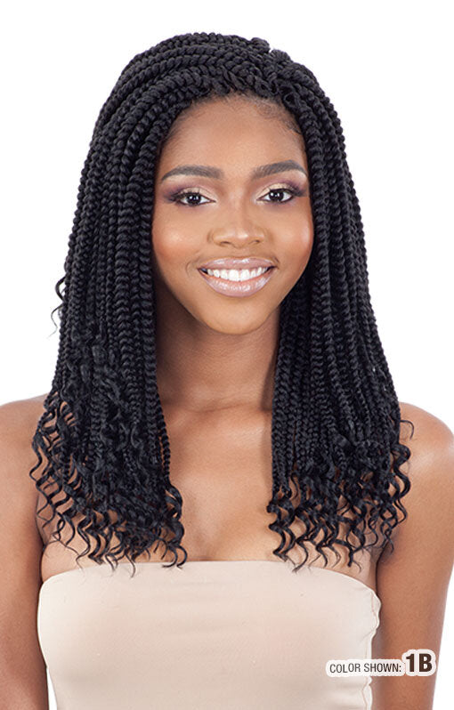 MODEL MODEL 3X ZOEY BRAID STRAIGHT 14"