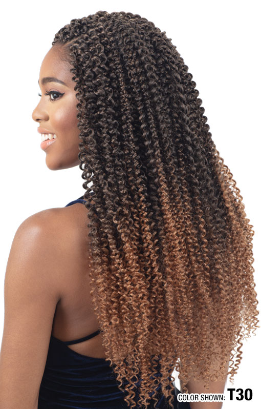 MODEL MODEL BRAID 3X PRE-STRETCHED WATER BOHEMIAN CURL 18", PACK