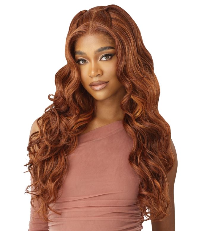 OUTRE 5x5 LACE CLOSURE SYNTHETIC WIG -GLAM CURLS 24"