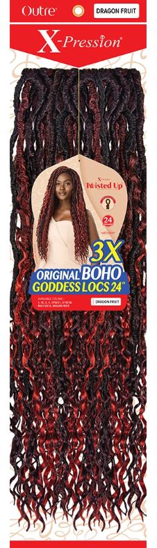 OUTRE X-PRESSION - 3X ORIGINAL BOHO GODDESS LOCS 24"- PACK