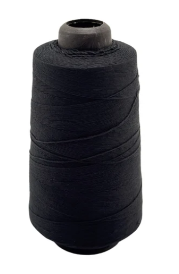 GQ Cone Style Weaving Thread 1 - Black (1000m/100g)