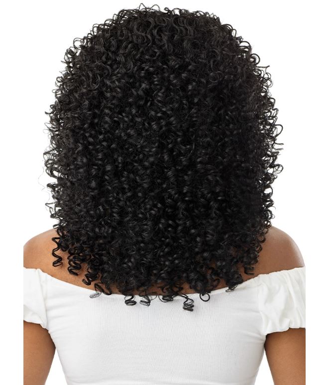 OUTRE  13x2 LACE FRONTAL WIG - HALO STITCH BRAID 18, BACK