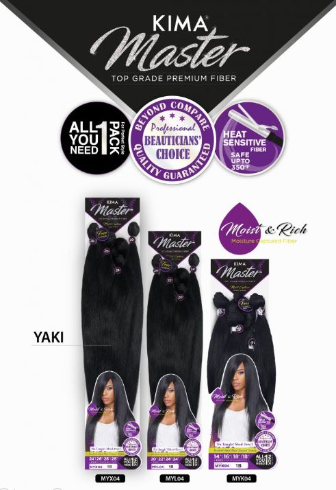 HARLEM 125 Kima Master Straight Weave 20,22,24" Sareya Beauty Supply store in calgary Alberta Canada