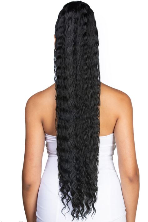 HARLEM 125 Samba Drawstring Ponytail Crimp Curl 36" Sareya Beauty supply store in calgary Alberta Canada