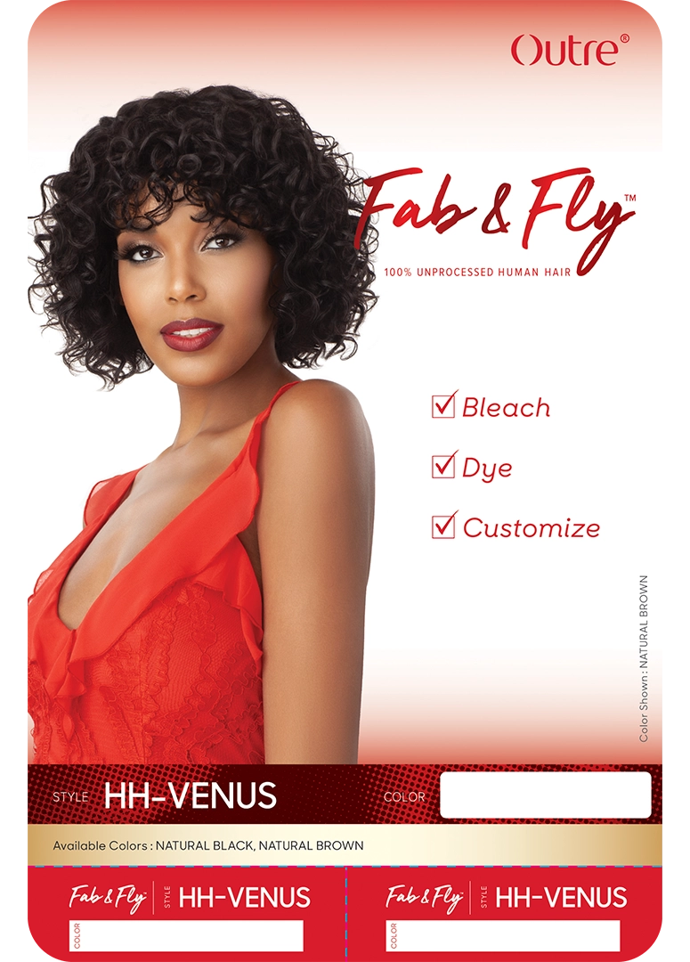 OUTRE FAB & FLY FULL CAP WIG HUMAN HAIR - VENUS