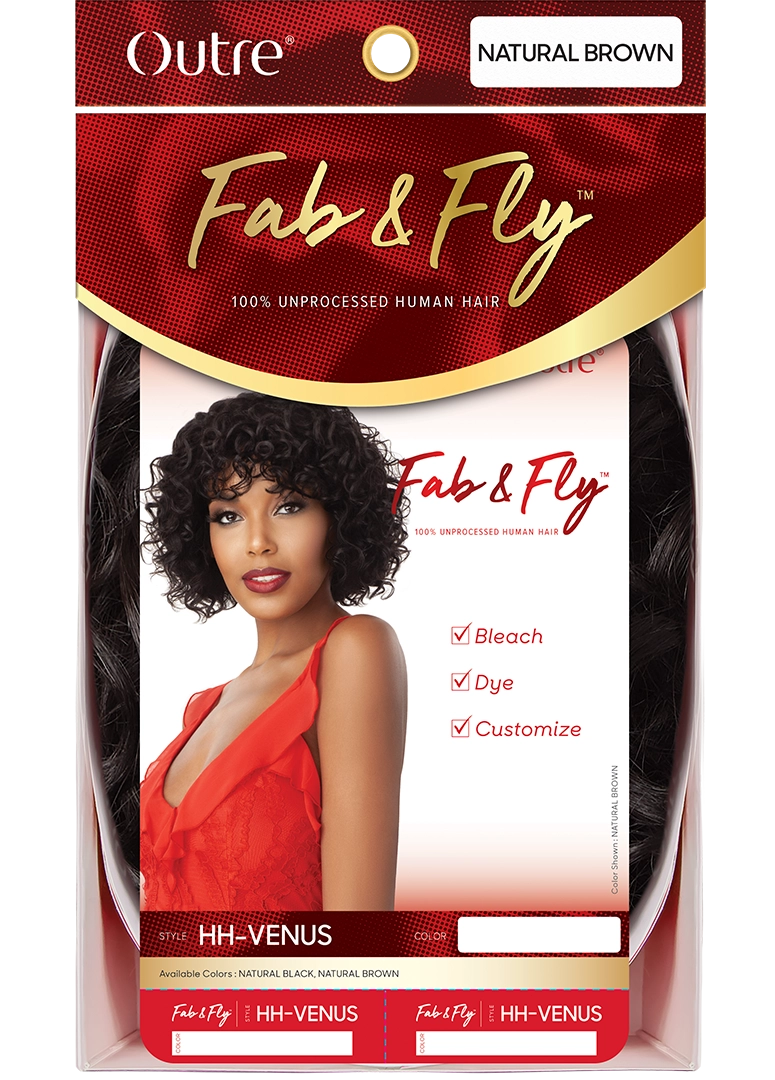 OUTRE FAB & FLY FULL CAP WIG HUMAN HAIR - VENUS