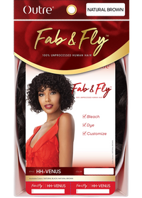 Thumbnail for OUTRE FAB & FLY FULL CAP WIG HUMAN HAIR - VENUS