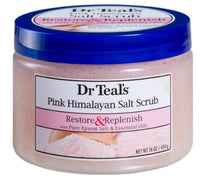 Thumbnail for DR TEAL'S RESTORE & REPLENISH PINK HIMALAYAN SALT SCRUB - 16OZ