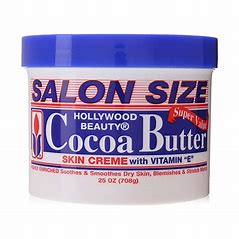 HOLLYWOOD BEAUTY Cocoa Butter Enriched Skin Creme , Sareya Beauty Supply Store in Calgary Alberta Canada 