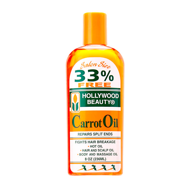 HOLLYWOOD Beauty Carrot Oil Repairs Split Ends ( 8oz)