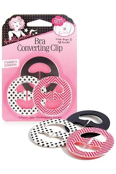 HOLLYWOOD FASHION SECRETS 3pcs Bra Converting Clip, sareya beauty supply store in calgary