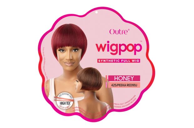 OUTRE FULL SYNTHETIC WIG WIGPOP -HONEY, LABEL