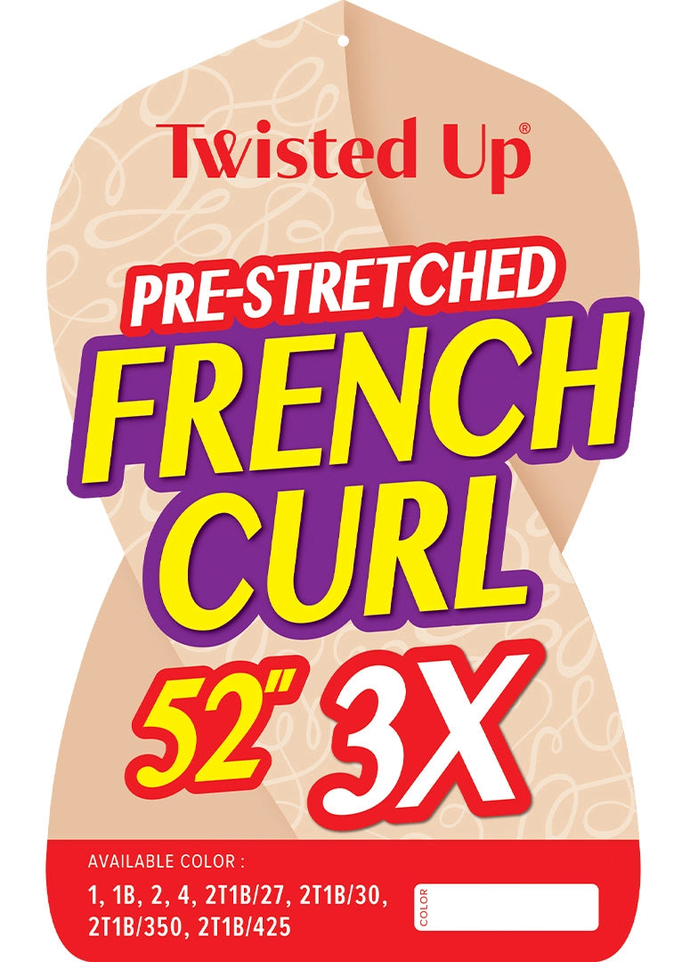 OUTRE TWISTED UP-DIY PRE- STRETCHED 3X BRAID FRENCH CURL 52"