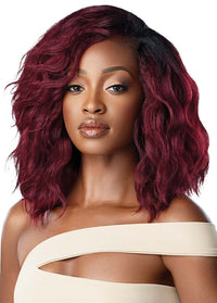 Thumbnail for OUTRE HUMAN HAIR BLEND WEAVE-TEXTURED LOOSE WAVE- RED