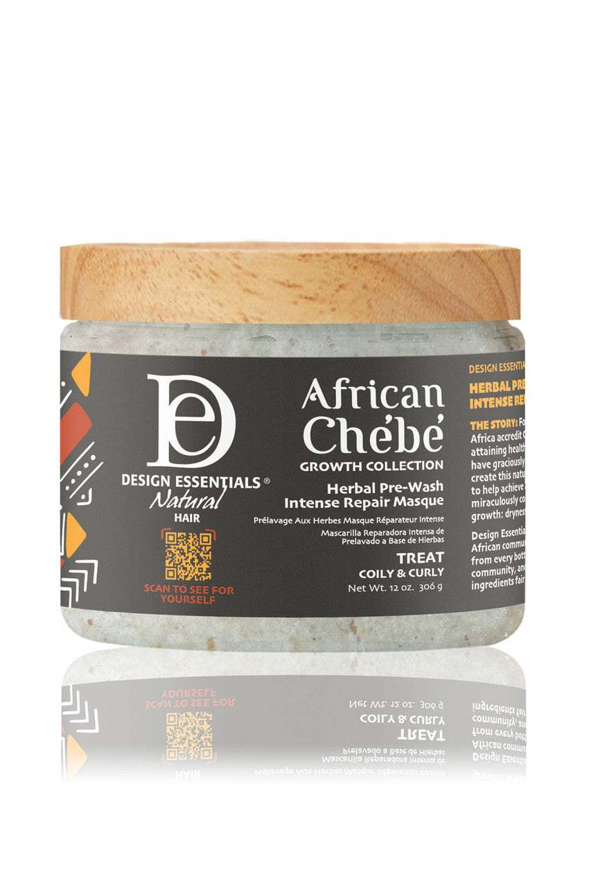 DESIGN ESSENTIALS CHEBE HERBAL PRE-WASH REPAIR MASQUE - 12OZ