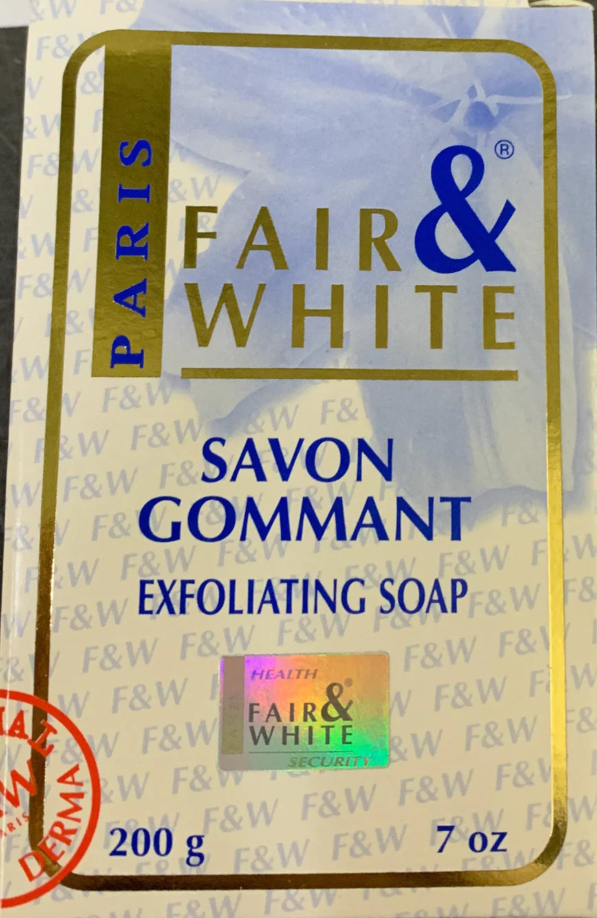 FAIR & WHITE EXFOLIATING SOAP-200 g/7oz