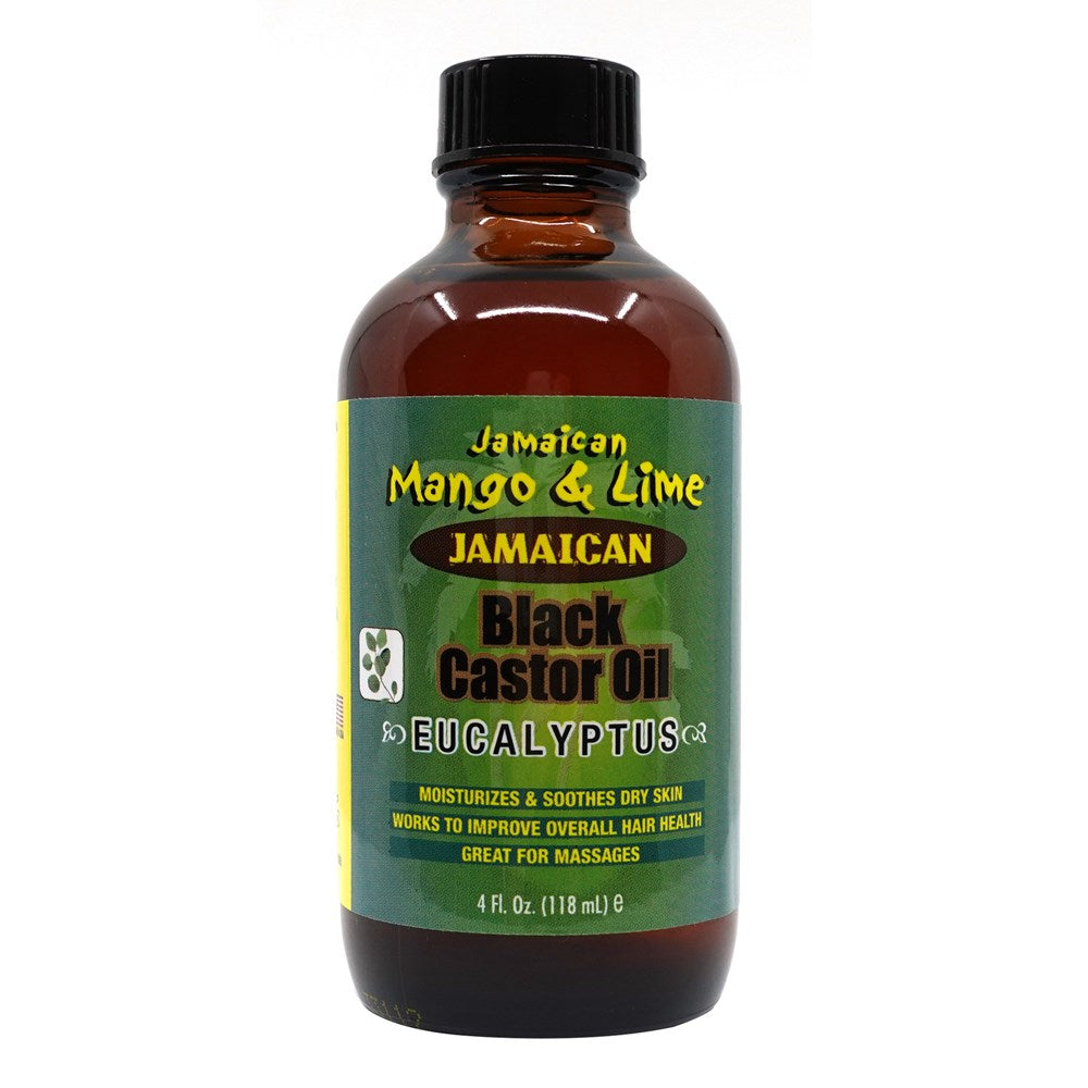 JAMAICAN MANGO & LIME Black Castor Oil -Eucalyptus (4oz), Sareya Beauty Supply Store in Calgary Alberta Canada