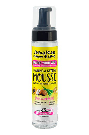 MANGO & LIME Braiding&Setting Mousse (8oz), Sareya Beauty Supply Store in Calgary Alberta