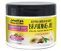 Thumbnail for JAMAICAN MANGO & LIME Extra Hold & Easy Braid Gel ( 8oz)