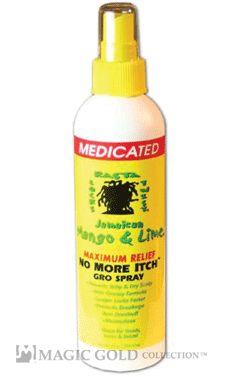 JAMAICAN MANGO & LIME Medicated No More Itch Gro Spray (8oz), Sareya Beauty Supply Store in Calgary Alberta Canada