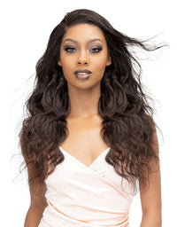 Thumbnail for JANET COLLECTION 13X5' Ear-To- Ear Invisible Lace Frontal Brazilian Body Wave Bundle-3PCS 16 18 20