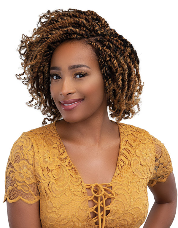 JANET COLLECTION 2X Kinky Natural Afro Bulk Braiding Hair 12"