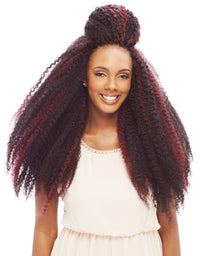 Thumbnail for JANET COLLECTION KINKY BRAIDS 6X AFRO TWIST BRAID BUN