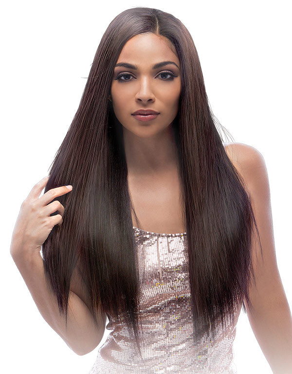 JANET COLLECTION Melt 4X5" Invisible Lace Closure Brazilian New Yaky 14 16 18