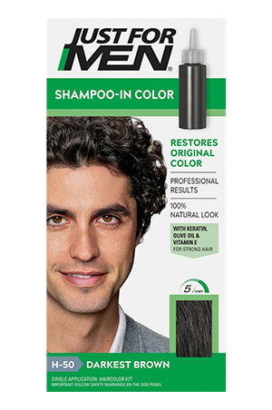 JUST FOR MEN HAIR SHAMPOO- IN COLOR