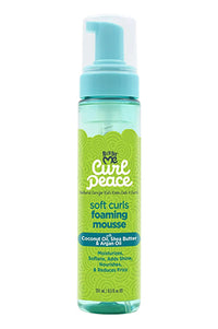 Thumbnail for JUST FOR ME CURL PEACE SOFT CURLS FOAMING MOUSSE - 8.5 OZ