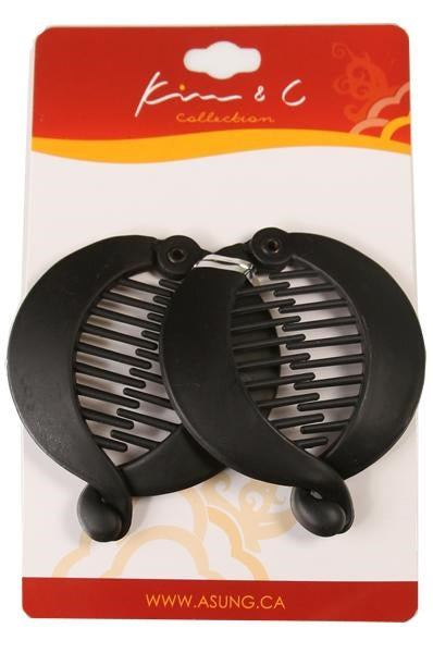 KIM & C 2pcs Fish Comb Clip, sareya beauty supply store in calgary