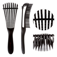 Thumbnail for KIM & C 8 Row Vented Detangling Brush, Sareya Beauty Supply, Hair Brush 